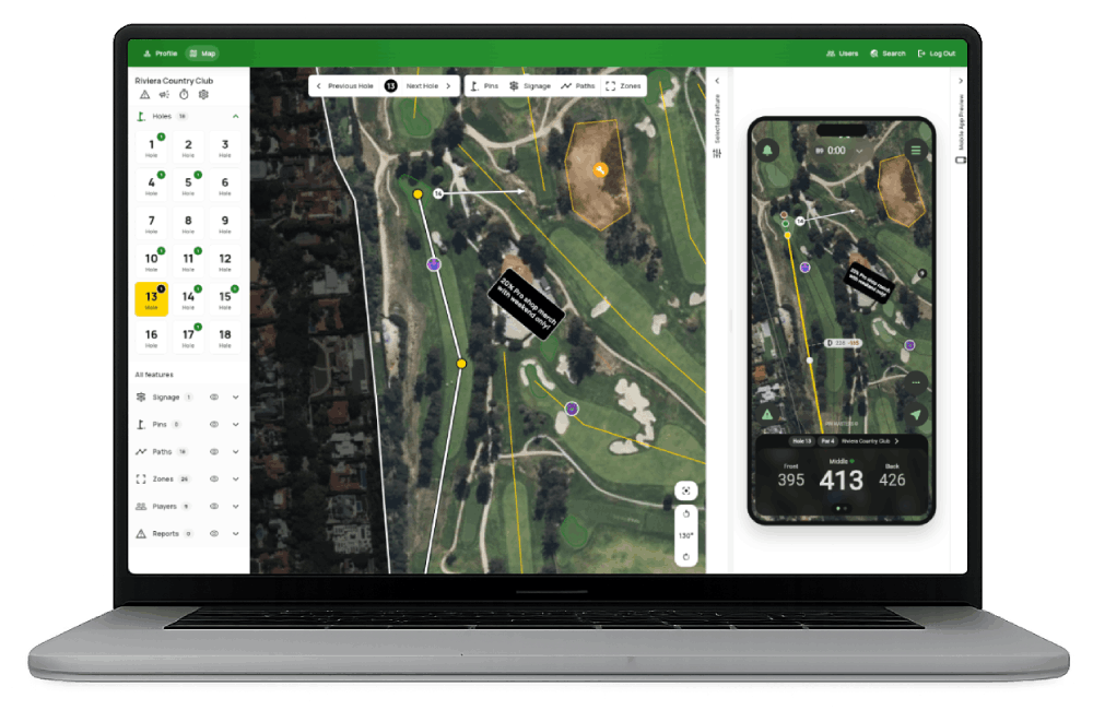Pin Masters course console shown on a laptop